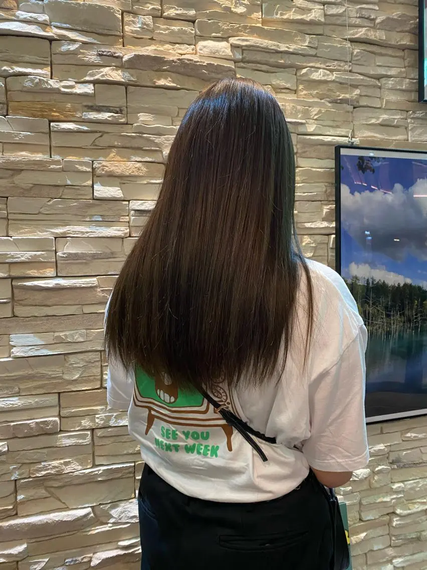 ロング カラー 菊池 大佑のヘアスタイル