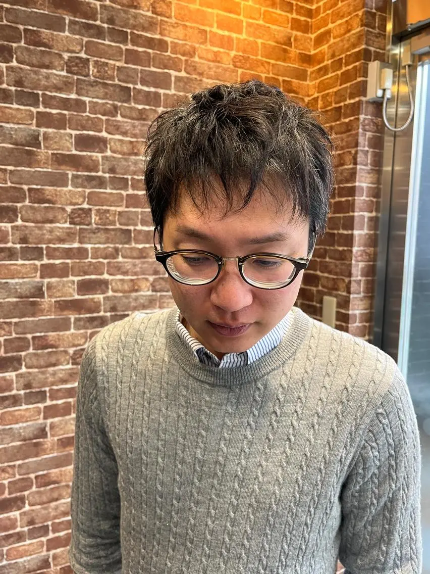 ショート カラー パーマ ヘアアレンジ メンズ キッズ ネイル マツエク・マツパ アイブロウ メンズブリーチ メンズハイライト メンズインナーカラー メンズ韓国風 ブリーチ 久木原 ゆりのヘアスタイル
