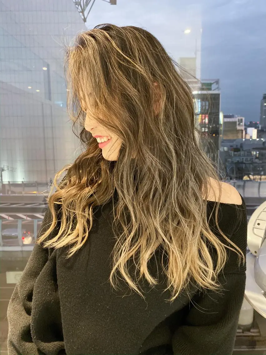 ロング カラー welring hair salonのヘアスタイル