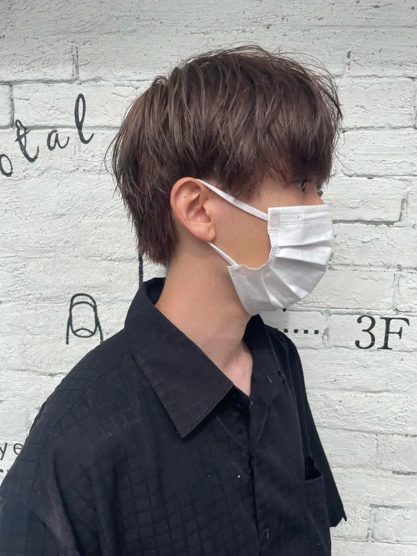 ショート カラー ヘアアレンジ ベージュカラー ブロンド ブロンドベージュ 透明感カラー グレージュ パーマモデル募集中 ✨Ukyoのヘアスタイル
