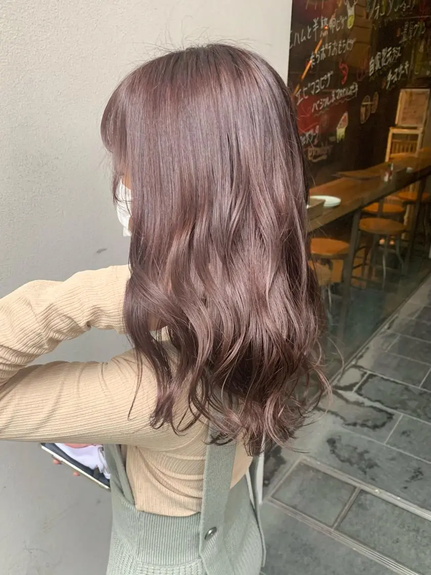 ミディアム カラー ヘアカラー トリートメント 矢野 晃平のヘアスタイル