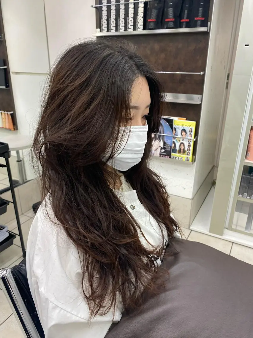 ロング パーマ ショートヘア / 星野菜月のヘアスタイル