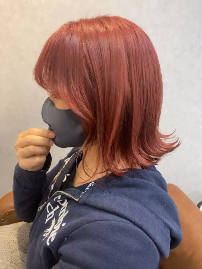 ミディアム カラー パーマ ヘアアレンジ ✨艶髪✨ 奈須晴香のヘアスタイル