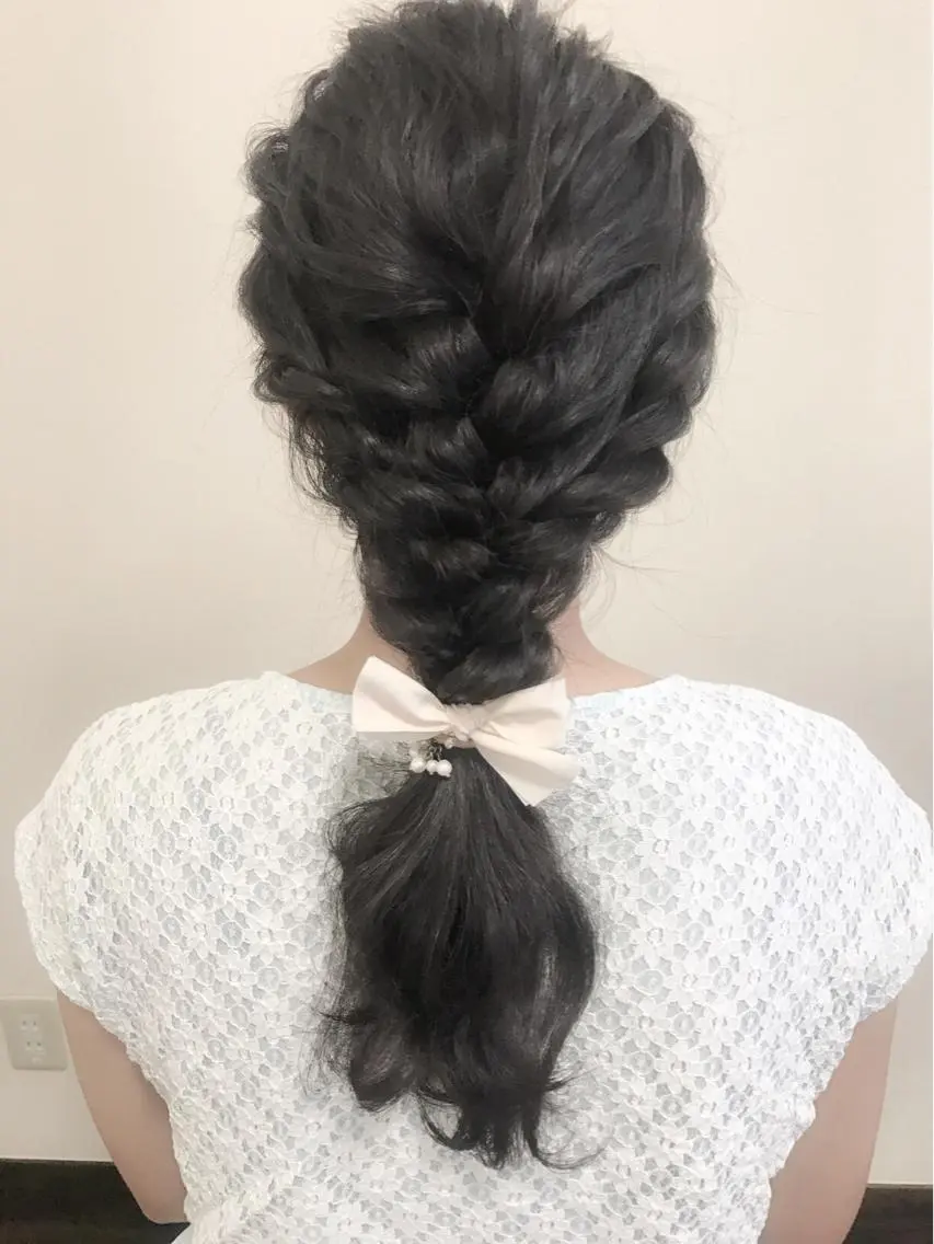 ロング ヘアアレンジ 結婚式・ブライダル 沢田 瞳のヘアスタイル