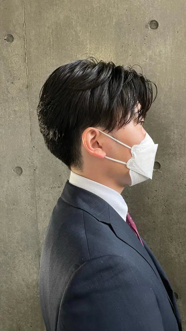 パーマ メンズ もりたみかこ 美容師お休み中のヘアスタイル