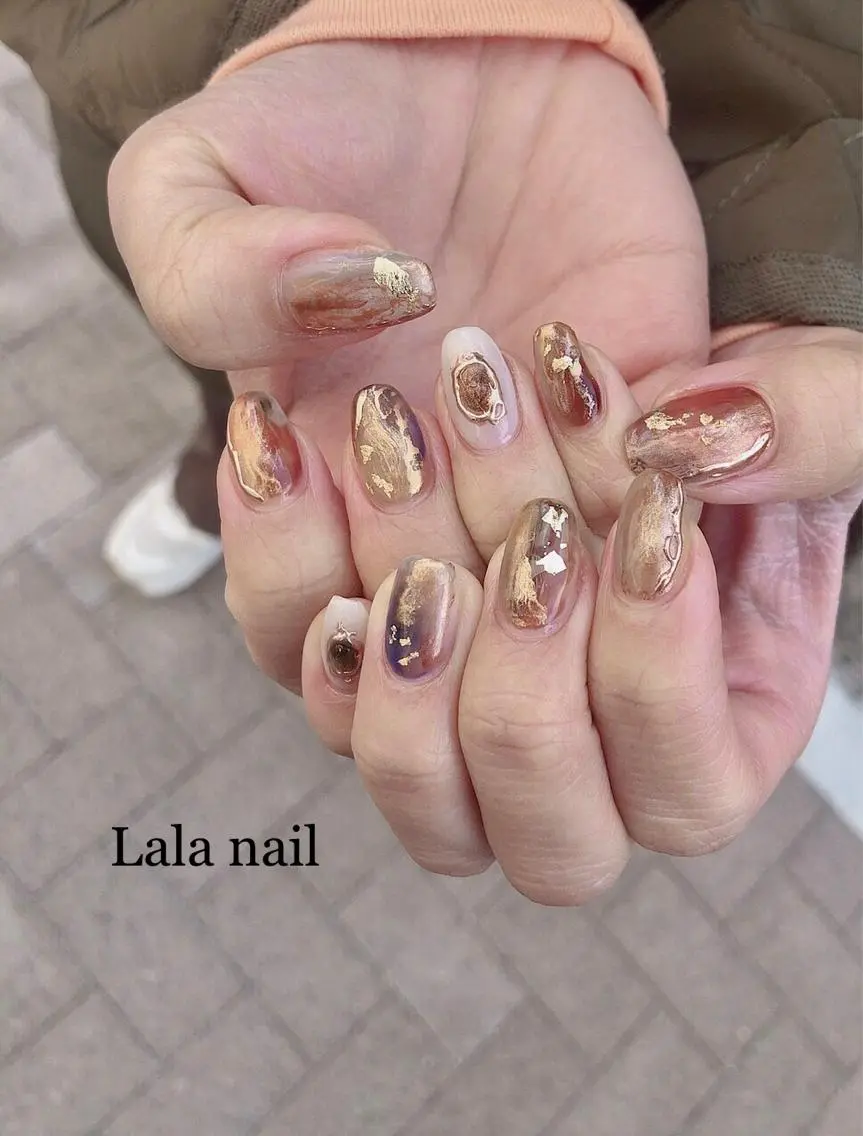 ネイル ニュアンスネイル Lala nailのネイルデザイン
