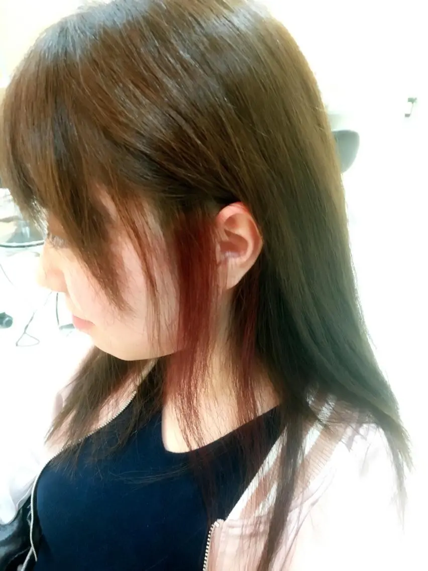 カラー ブリーチ インナーカラー ラベンダーカラー ラベンダーピンク ピンクカラー 永井 大希のヘアスタイル