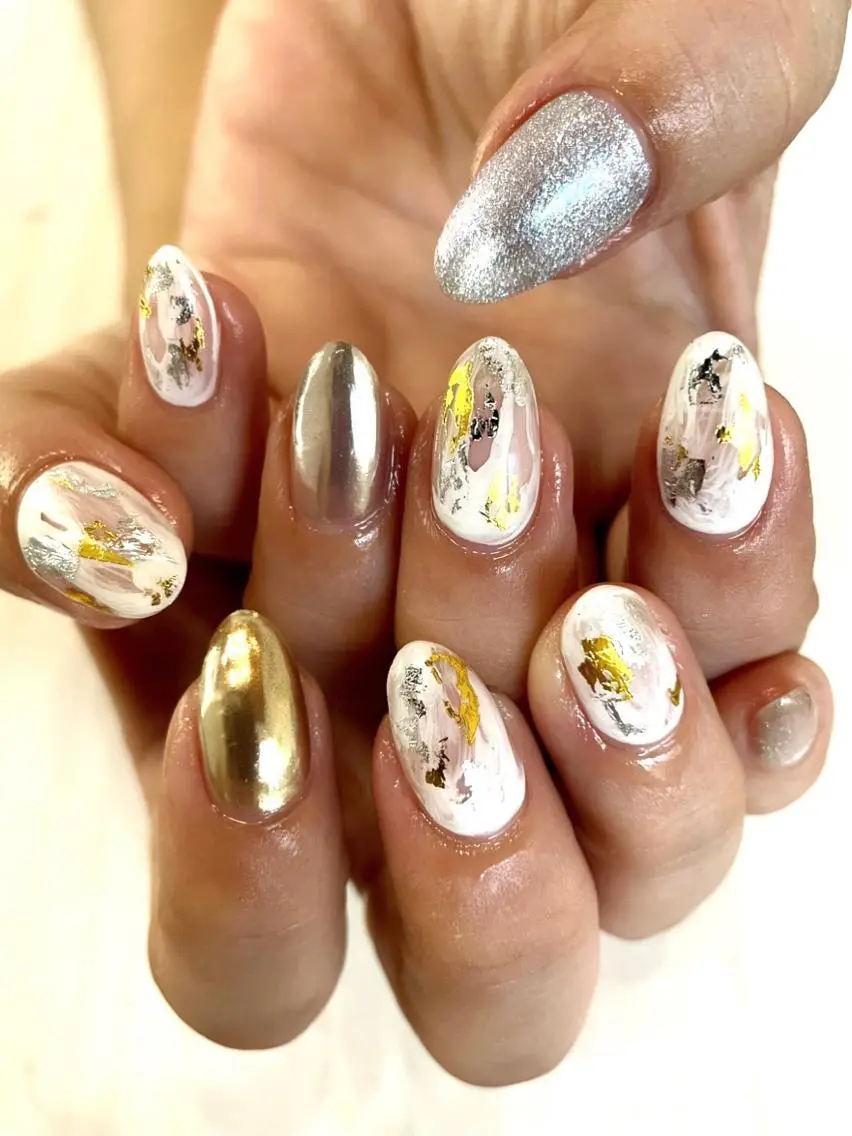 セミロング ネイル spell nailのネイルデザイン