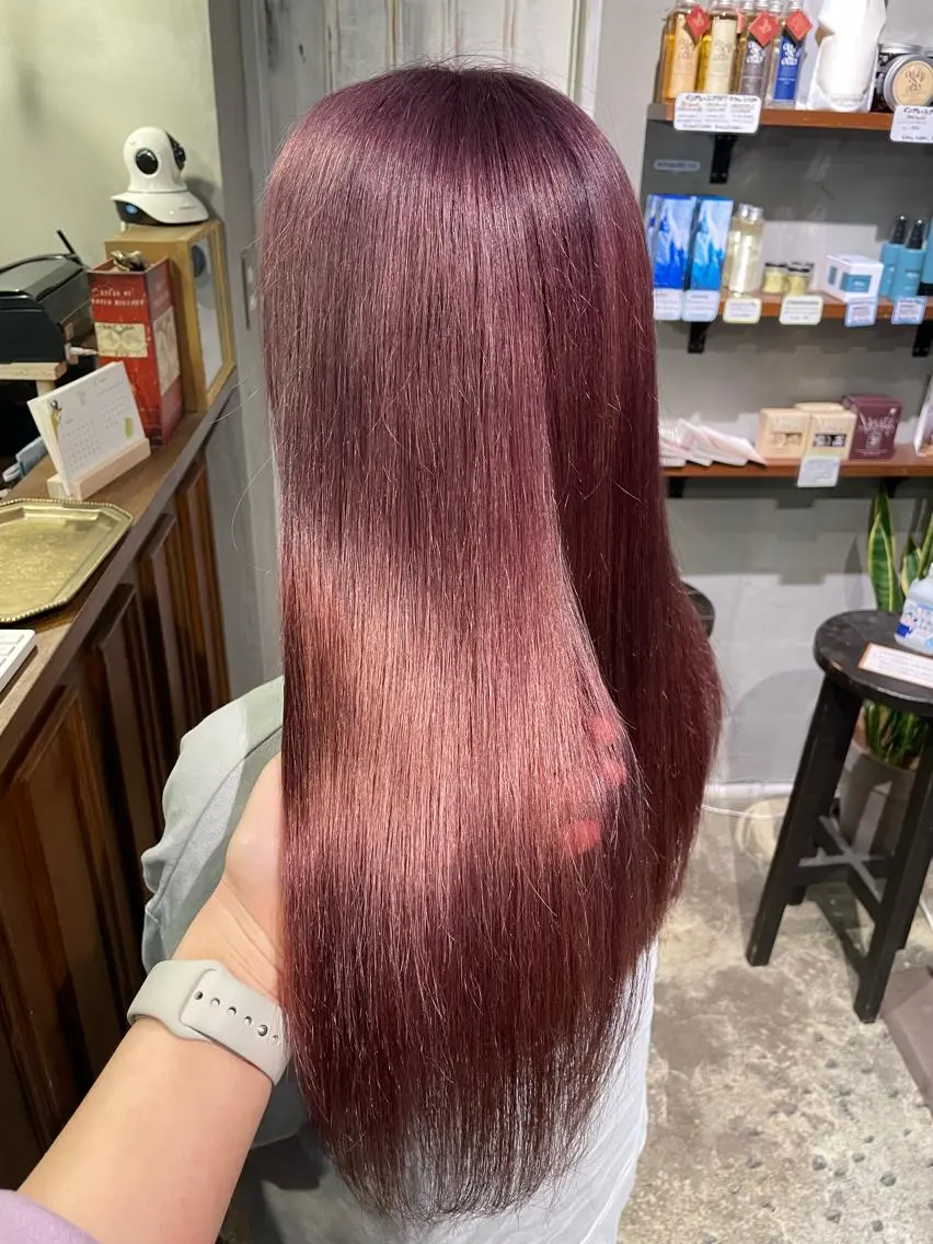 ロング カラー ヘアアレンジ 中村 彩乃のヘアスタイル