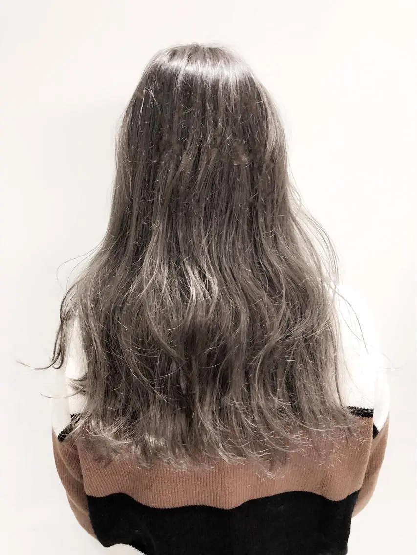 ロング カラー ブリーチ グラデーションカラー 外国人風カラー 髪質改善/ 艶髪カラー/益田直幸のヘアスタイル