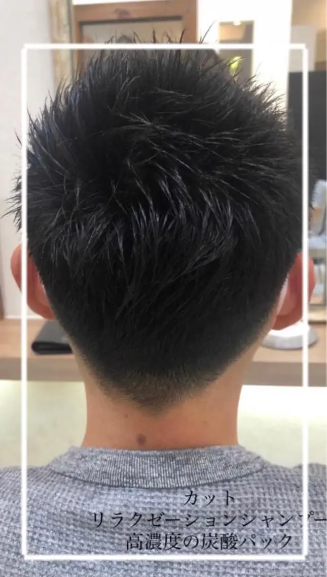 メンズ カット ヘッドスパ 縮毛矯正/髪質改善/ 艶髪ササキナツミのヘアスタイル