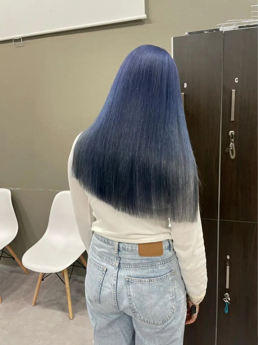 カラー 酸性ストレート 髪質改善のヘアスタイル