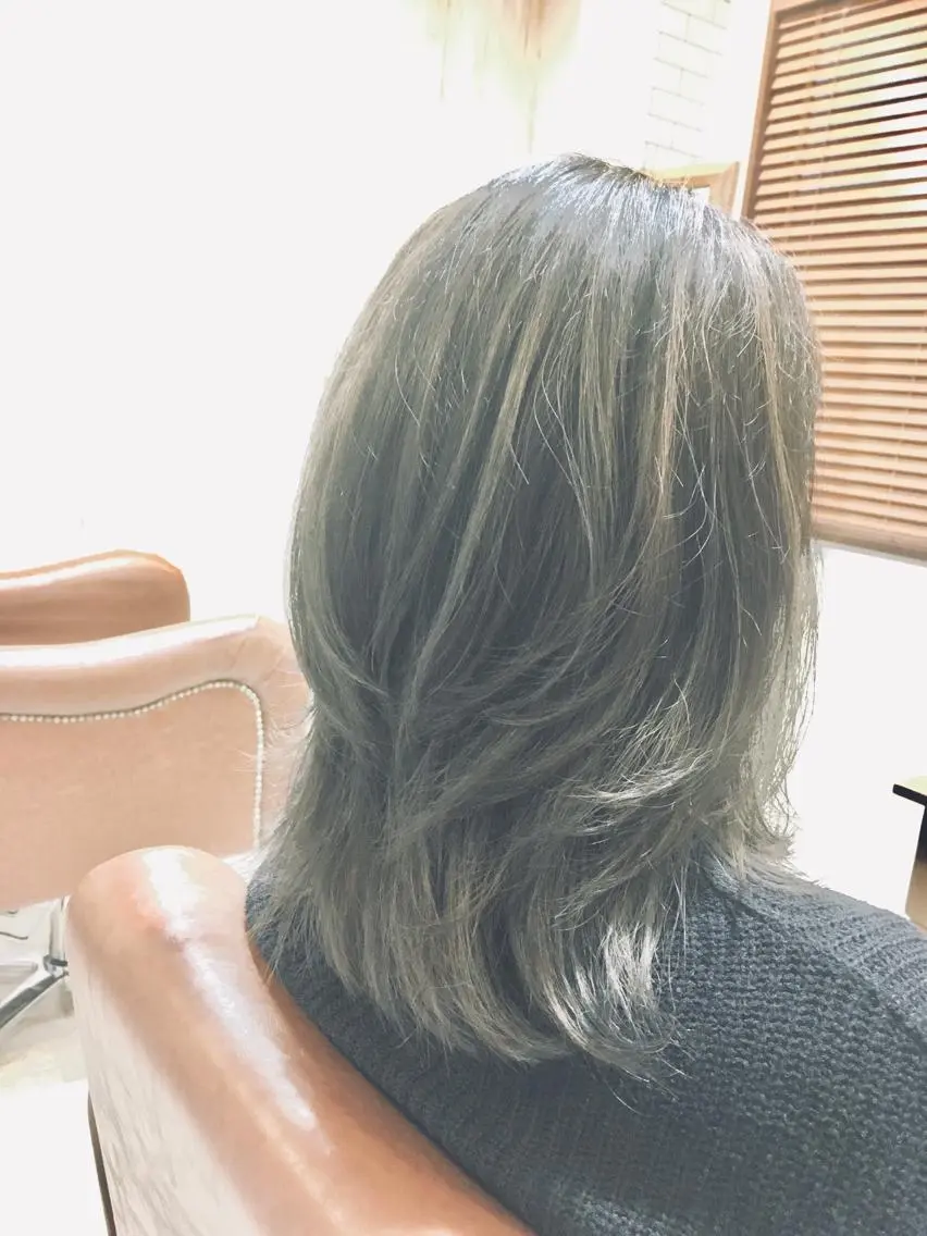セミロング カラー fossette hair&eyeのマツエク・マツパデザイン