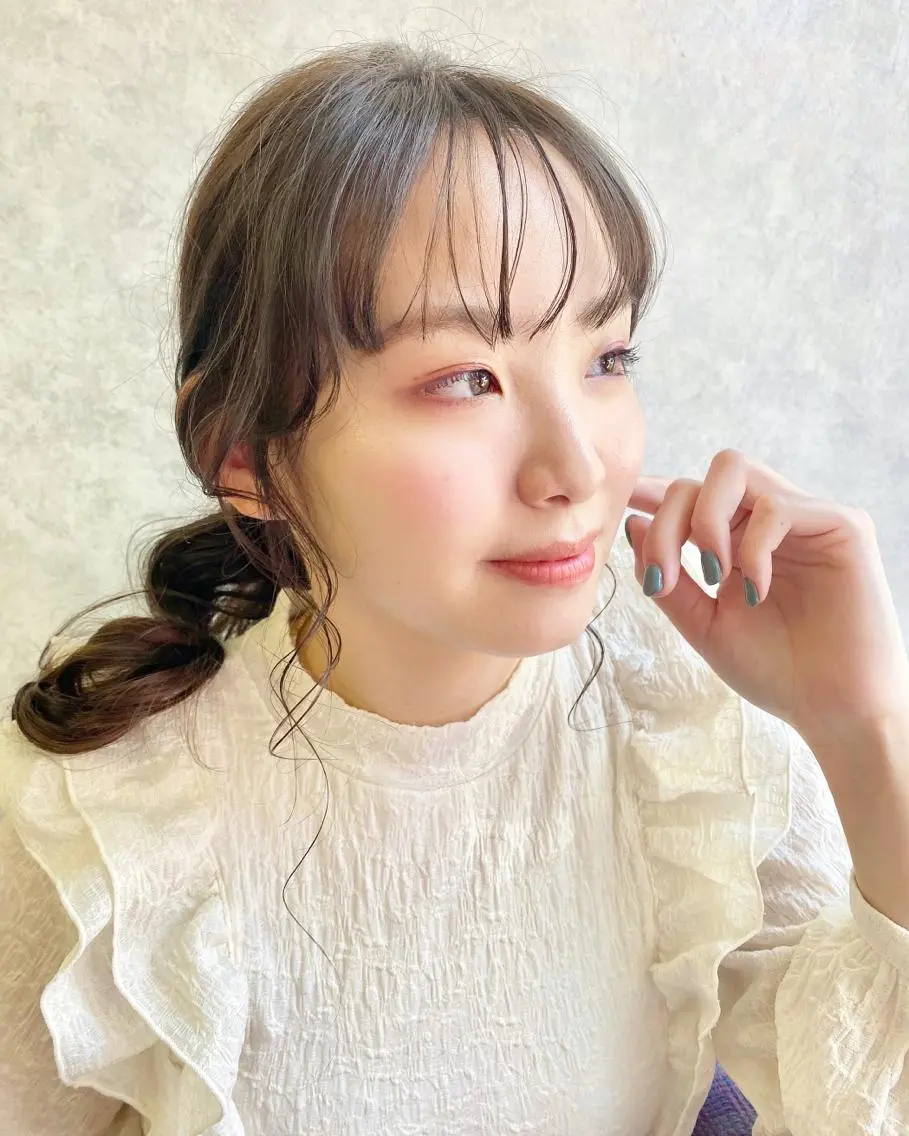 ロング パーマ ヘアアレンジ ひなの .のその他イメージ