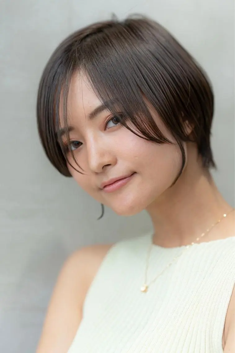 ショート カラー カット ヘアカラー トリートメント 🉐レイヤー/塩見 弘樹🉐渋谷のヘアスタイル