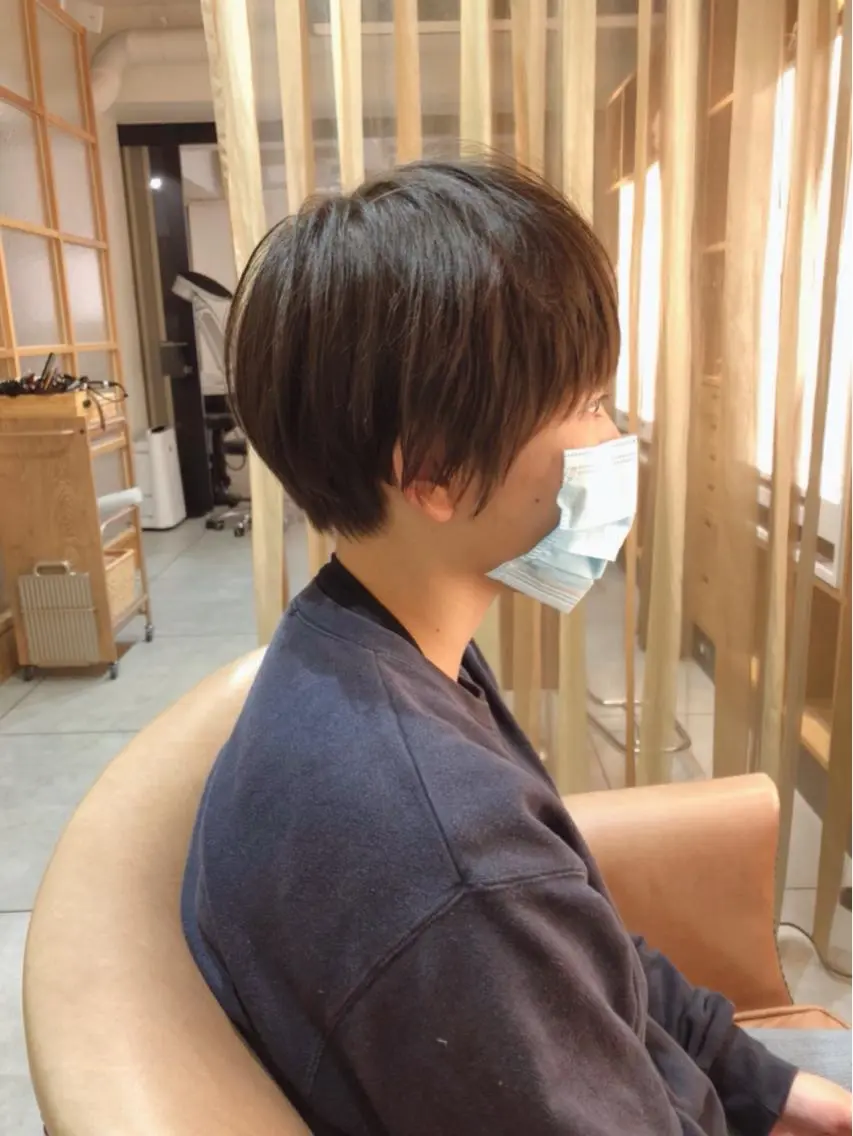 ショート カラー ショートヘア 髪質改善特化 谷口祐綺のヘアスタイル