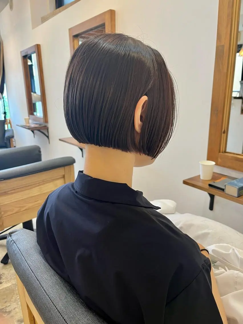 ショート カラー ボブ カット ヘアカラー トリートメント 🍒【Lib】 AIRI 🍒のヘアスタイル