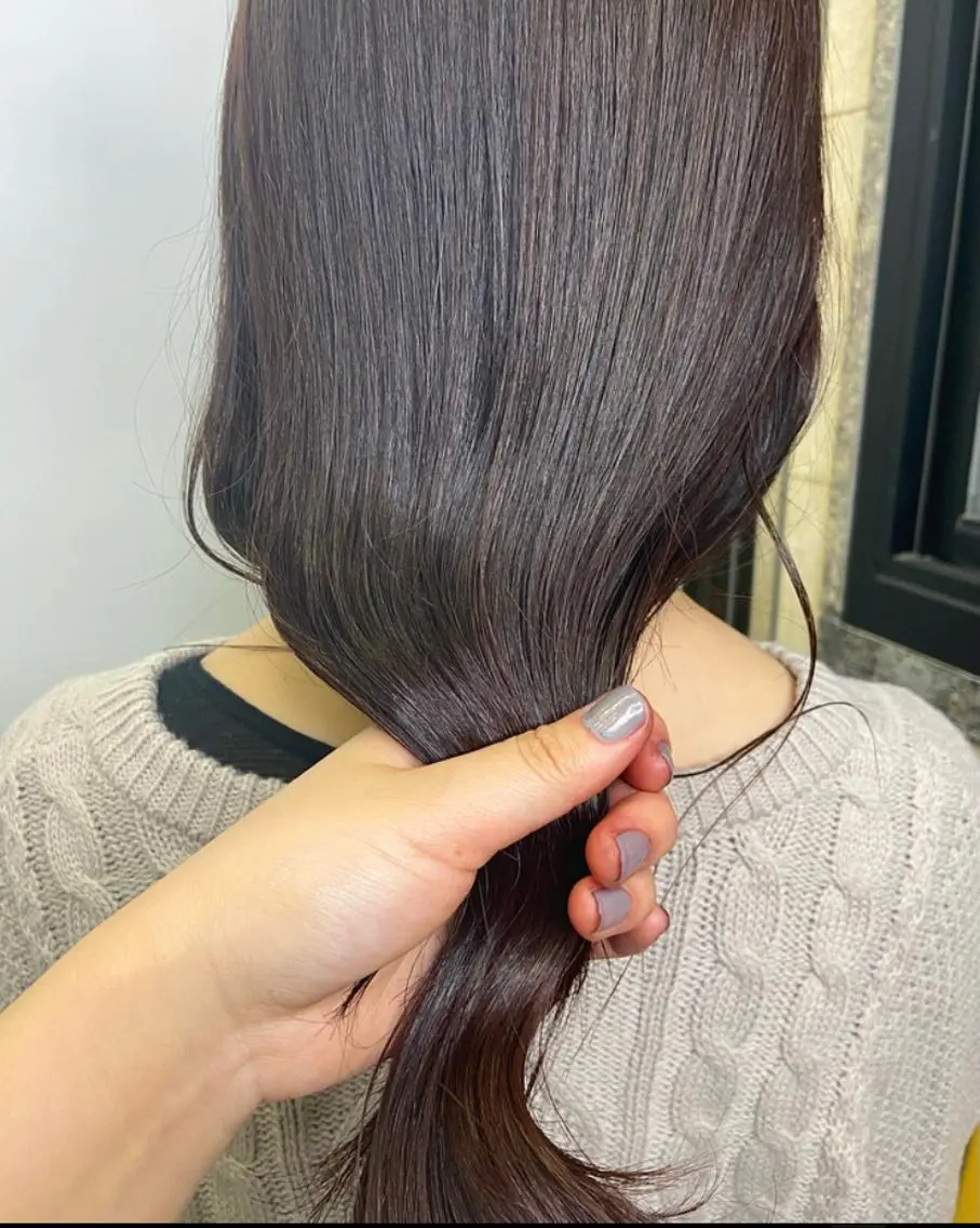 ロング カラー トリートメント ヘアセット 地毛風艶カラー🌿 喜多夏海のヘアスタイル