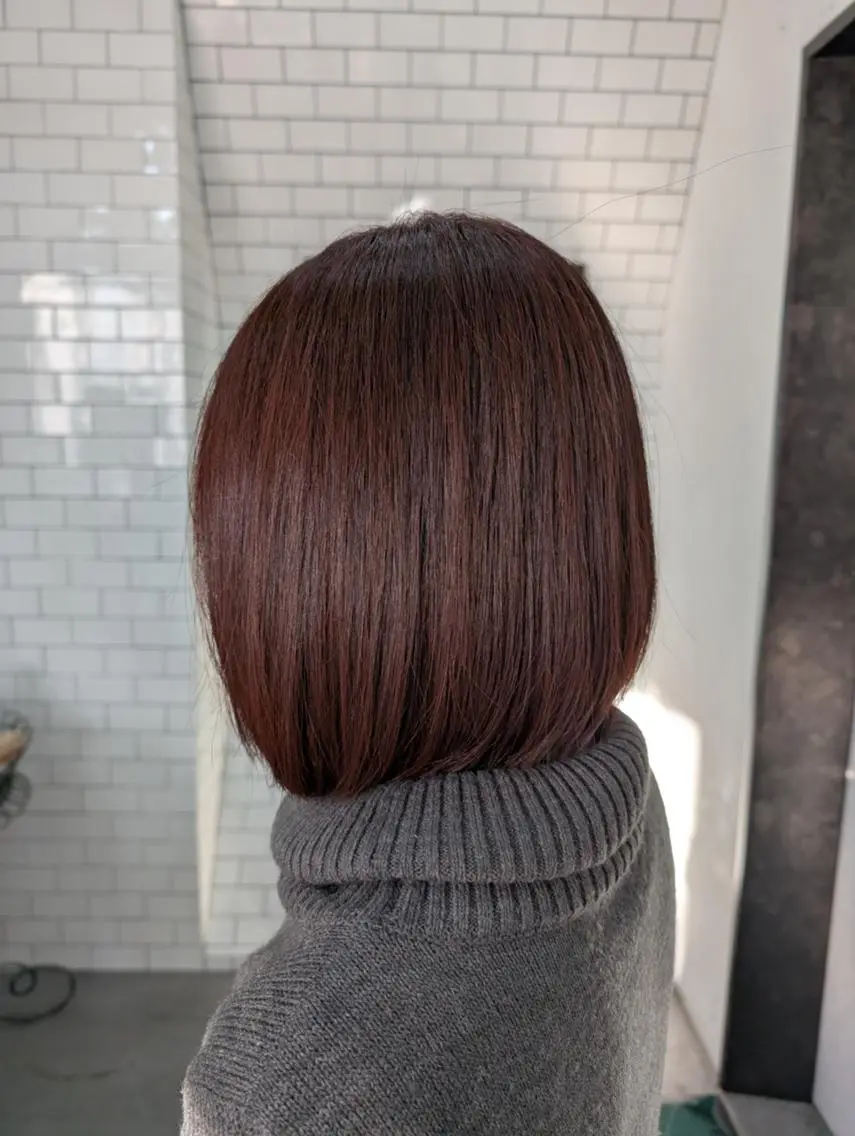 ショート カラー 髪質改善 中区/legare 🌈山村/髪質改善のヘアスタイル