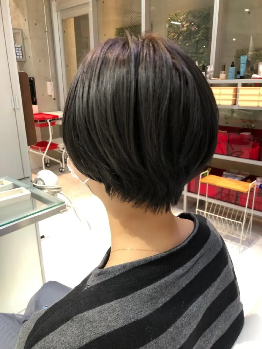 ショート ショートボブ 丸みショート ボブ ショートヘア kaho.🌿 ショートヘア⭐️のヘアスタイル