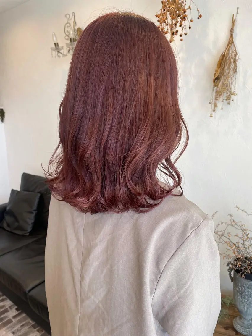 ミディアム カラー カシス ヘアカラー m ā l o.🌷 サカモトマイコのヘアスタイル