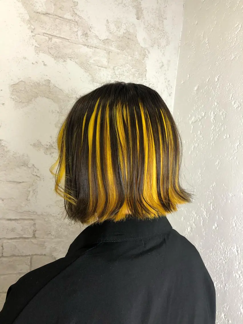 ミディアム カラー カット ヘアカラー トリートメント ヘッドスパ ヘアセット ️韓国ヘア/レイヤー カットYūka❤️のヘアスタイル