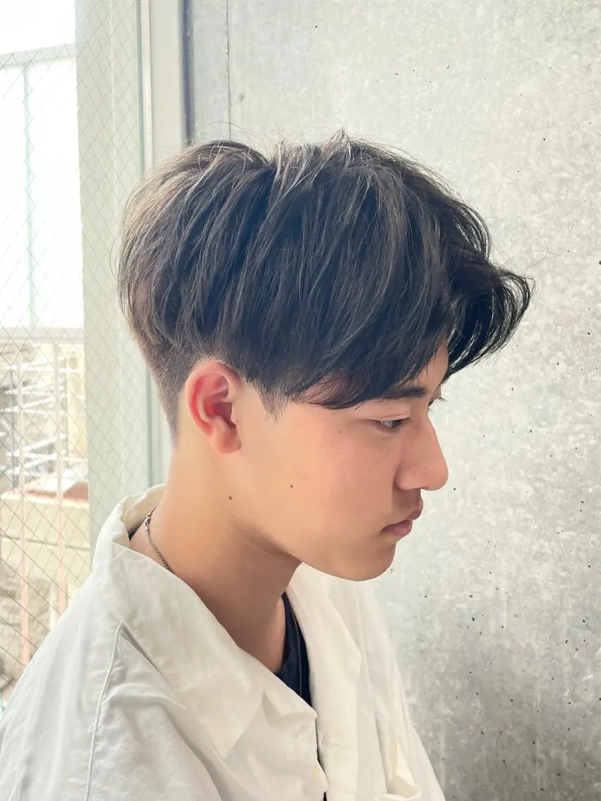 カラー メンズ メンズモテパーマ💙 fuwaのヘアスタイル