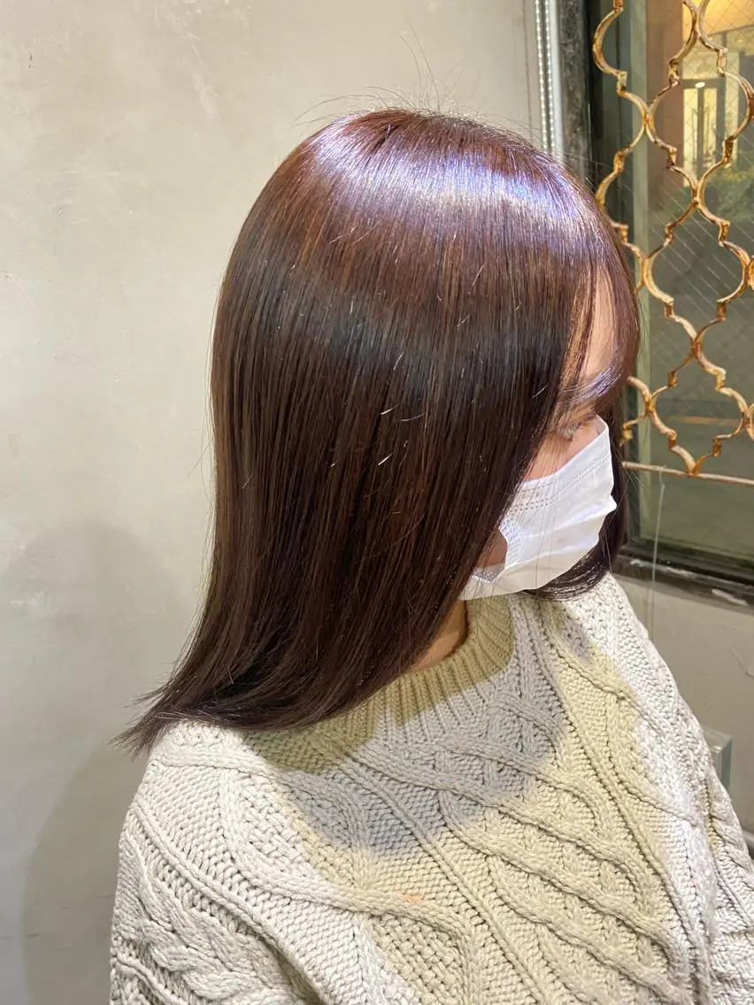 セミロング カラー ブラウンカラー チョコレートブラウン カット ヘアカラー トリートメント ✨メンズスタイル✨ Daiのヘアスタイル