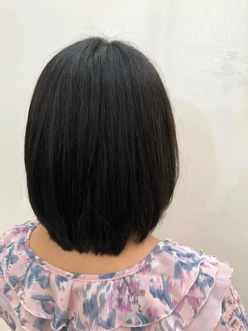 ミディアム 艶カラー🌙縮毛矯正 /ボブ【Reina】のヘアスタイル