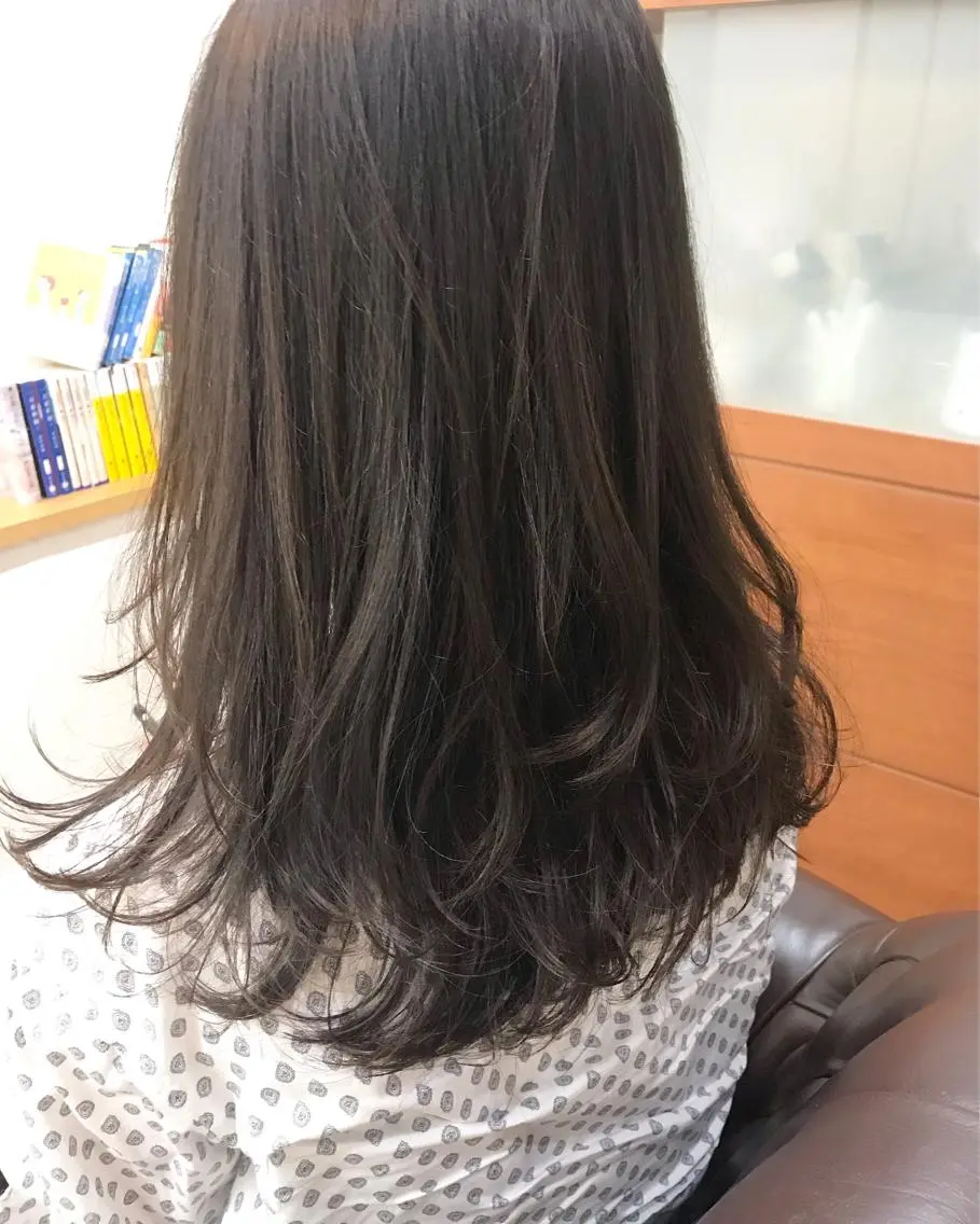 ロング カラー クニモトハルナ ボブ/柔らかカラーのヘアスタイル