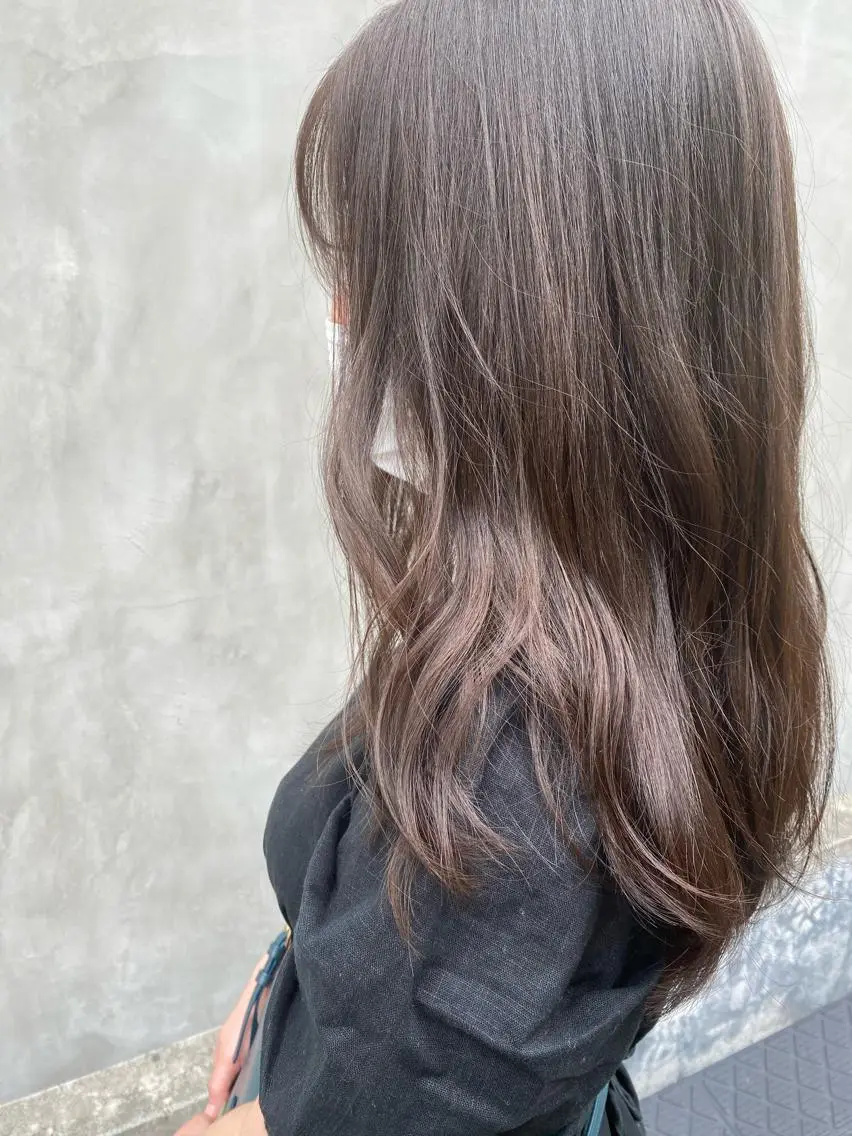 セミロング カラー パーマ ヘアアレンジ メンズ キッズ ネイル マツエク・マツパ インナーカラー/ KANAのヘアスタイル