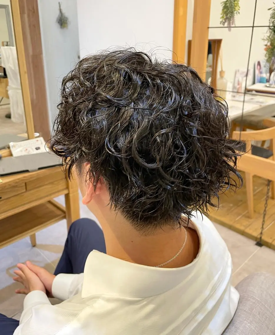 パーマ メンズ カット ヘッドスパ siie ヤギのヘアスタイル