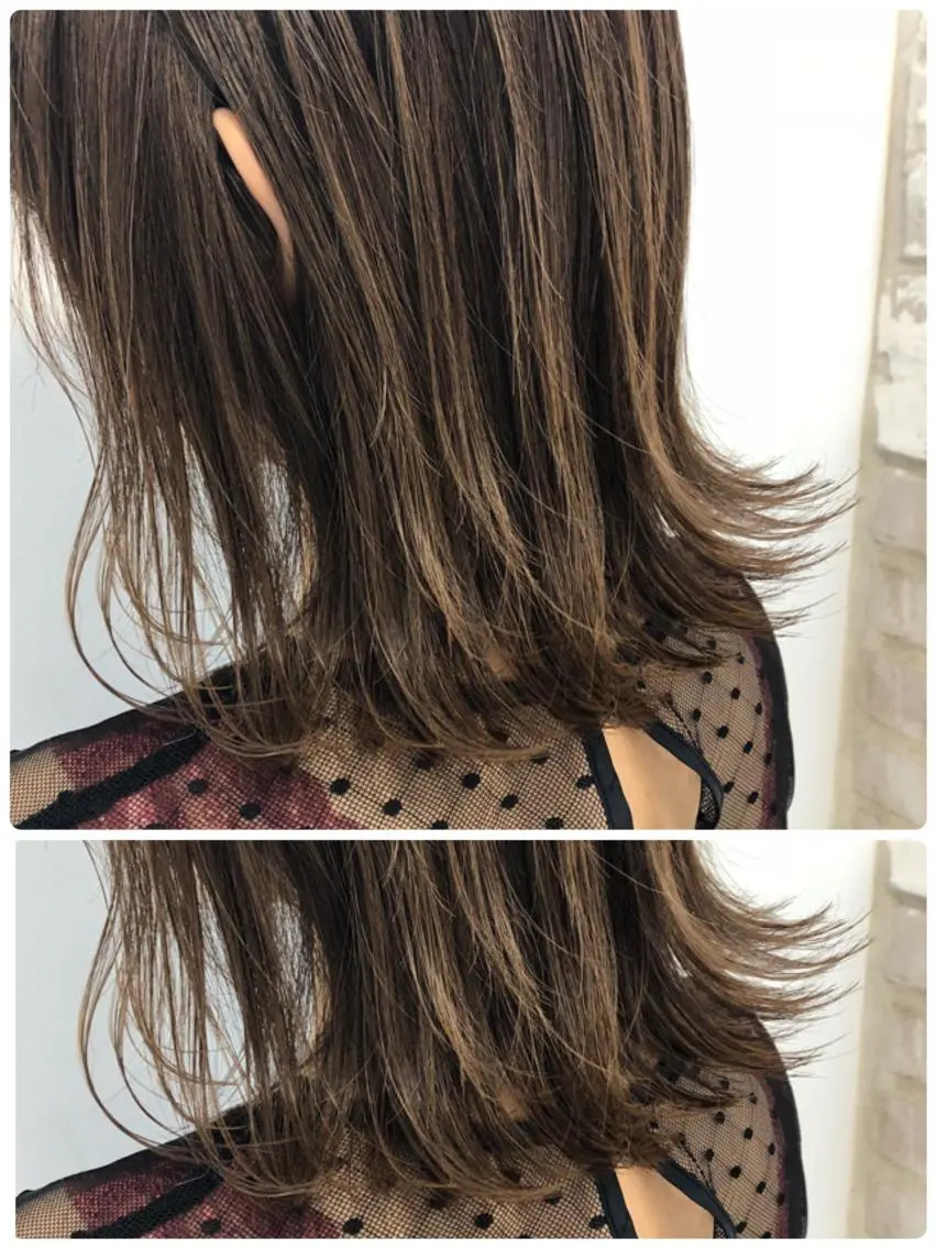 ミディアム 白井 秀太郎のヘアスタイル
