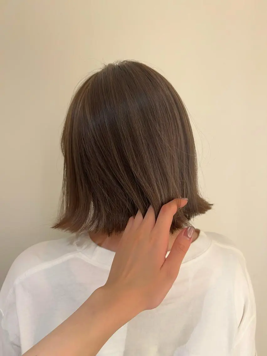 ショート カラー カット トリートメント 美髪矯正/髪質改善/ 艶髪🤍伊藤梨紗のヘアスタイル