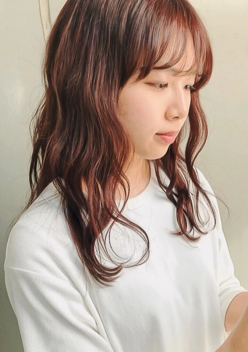 ロング カラー yui .のヘアスタイル