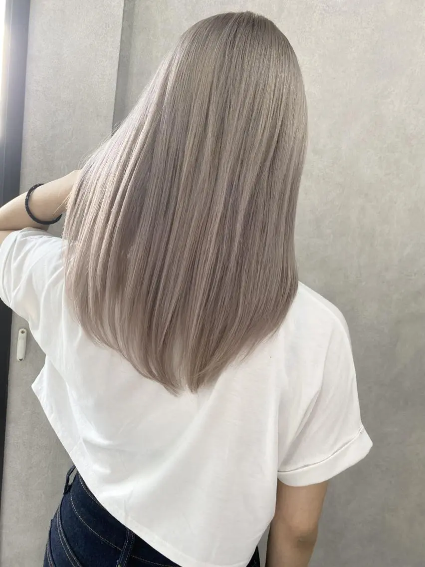 セミロング ヘアアレンジ カラー 💎lino _by _ACNE💎 🧸のヘアスタイル