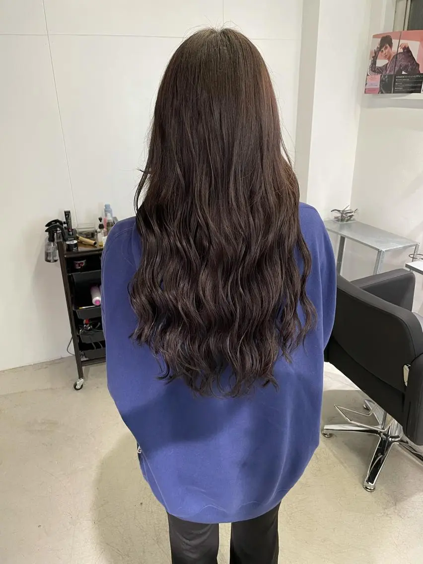 ロング 森長 留以のヘアスタイル