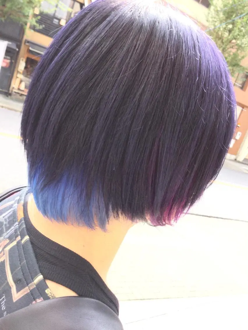 ショート カラー ブリーチ ヘアカラー 名駅★シールエクステ ☆ブリーチ★加藤のヘアスタイル