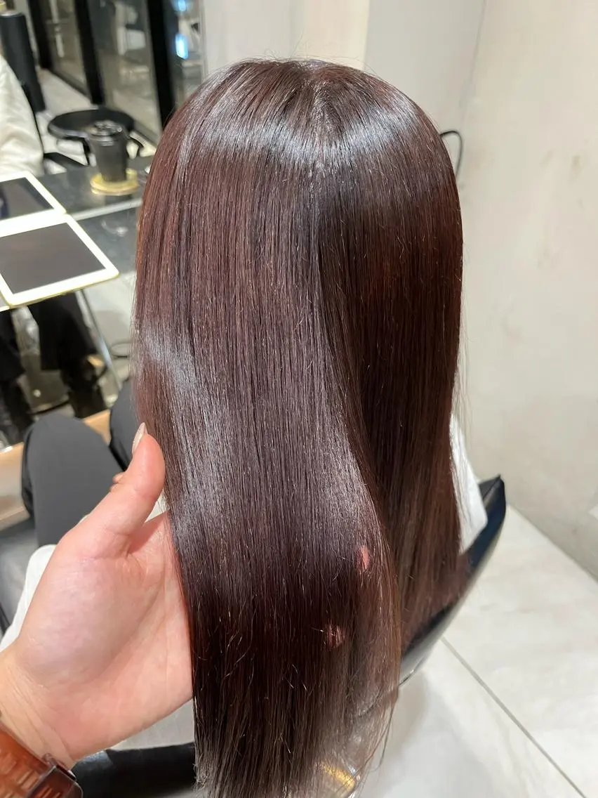 セミロング カラー カット ヘアカラー トリートメント ヘアセット 🌻暖色カラー🌻 sakuraのヘアスタイル