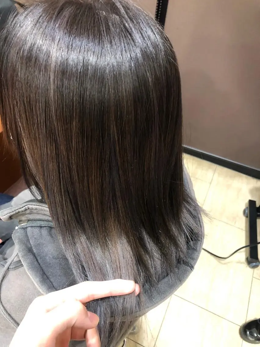 ミディアム カラー カット ヘアカラー トリートメント 仕上がり満足度 No.1池田篤史のヘアスタイル