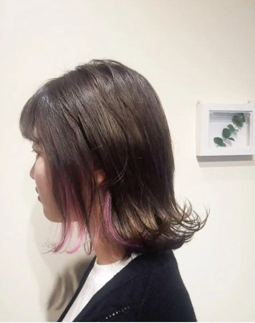 ミディアム カラー 🌈🌸あおき みちる🌟💗のヘアスタイル