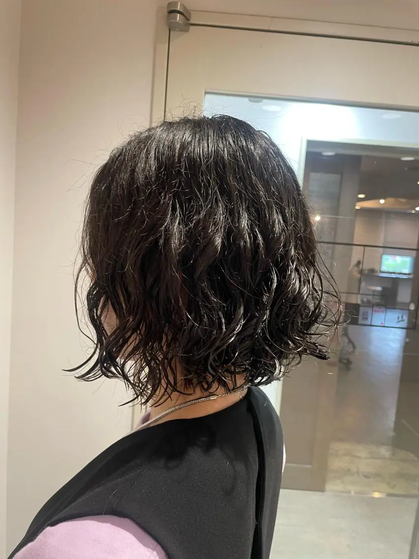 ショート カット パーマ 松田 憲人のヘアスタイル