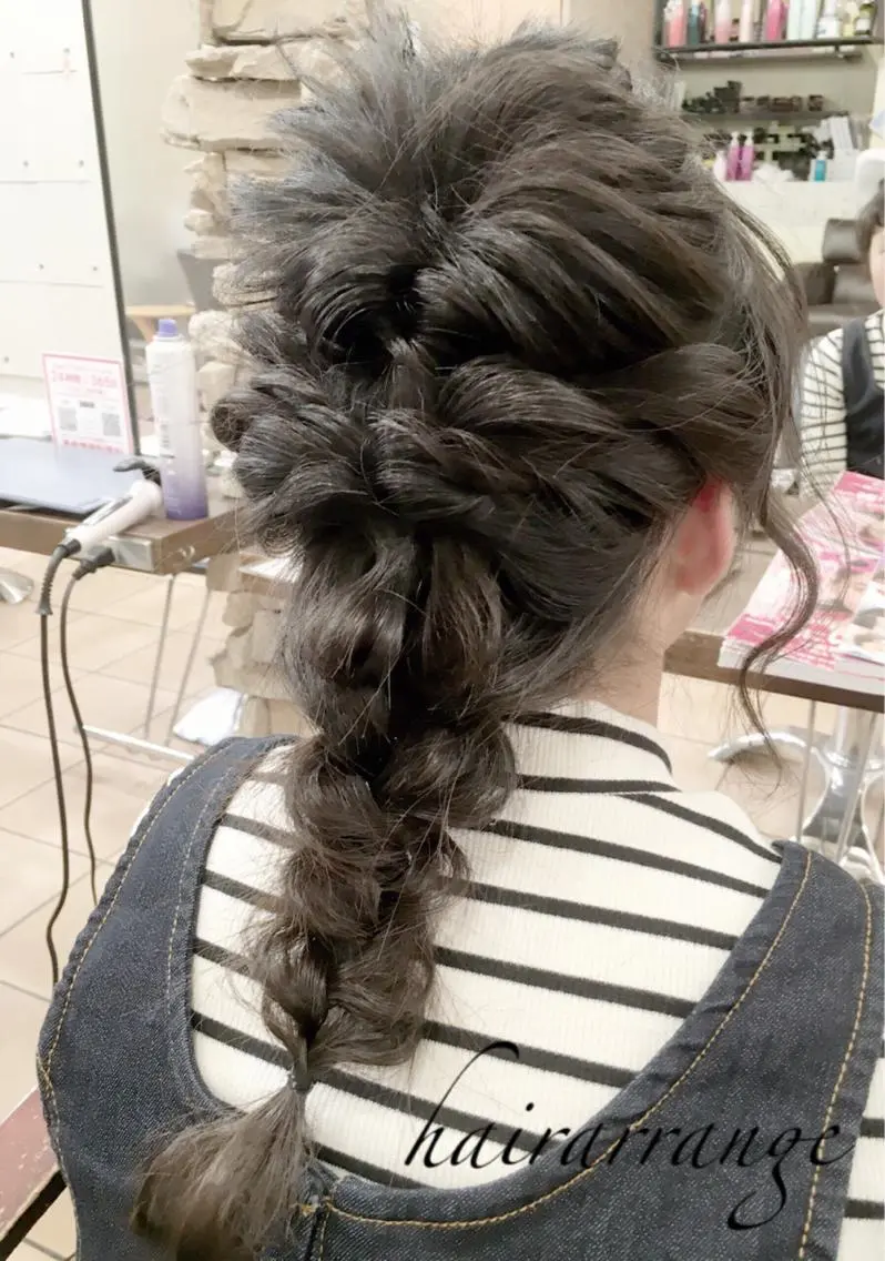 ミディアム ヘアアレンジ _WHITE高槻店 yusukeのヘアスタイル
