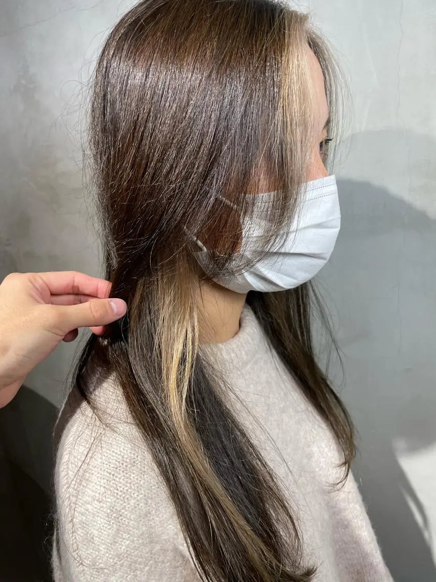 ロング メンズパーマ 工藤勇也のヘアスタイル