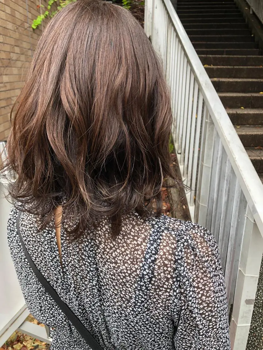 ミディアム カット ヘアカラー アートディレクター ワダヒサノリのヘアスタイル