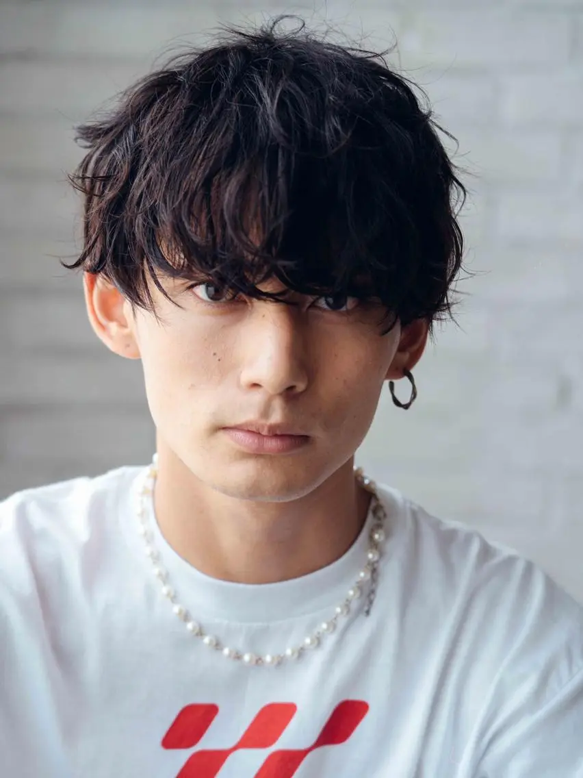 ショート パーマ メンズ カット パーマ ノグチ ナツコのヘアスタイル