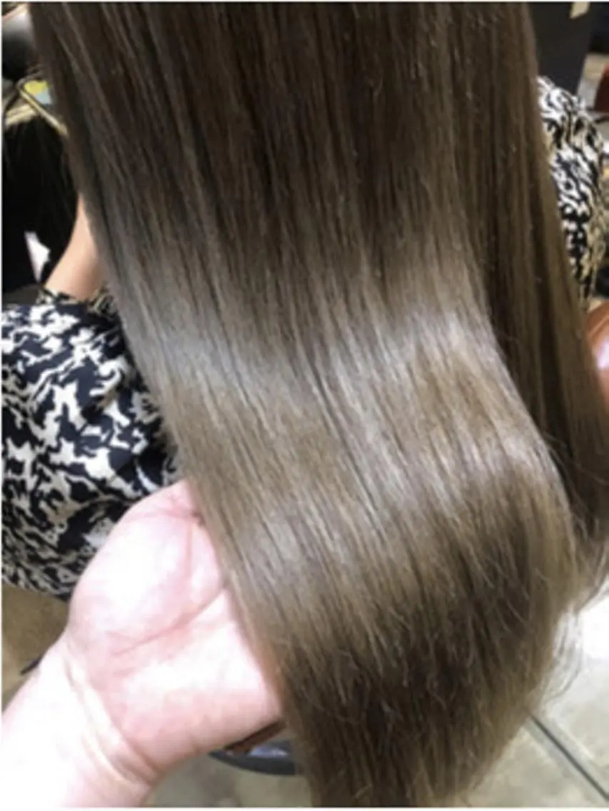 セミロング カラー パーマ ヘアアレンジ セミロングパーマ アディクシーカラー ケアカラー 髪質改善 トリートメント カット ヘアカラー トリートメント 【ヘアケア特化型】 newi天王寺のヘアスタイル
