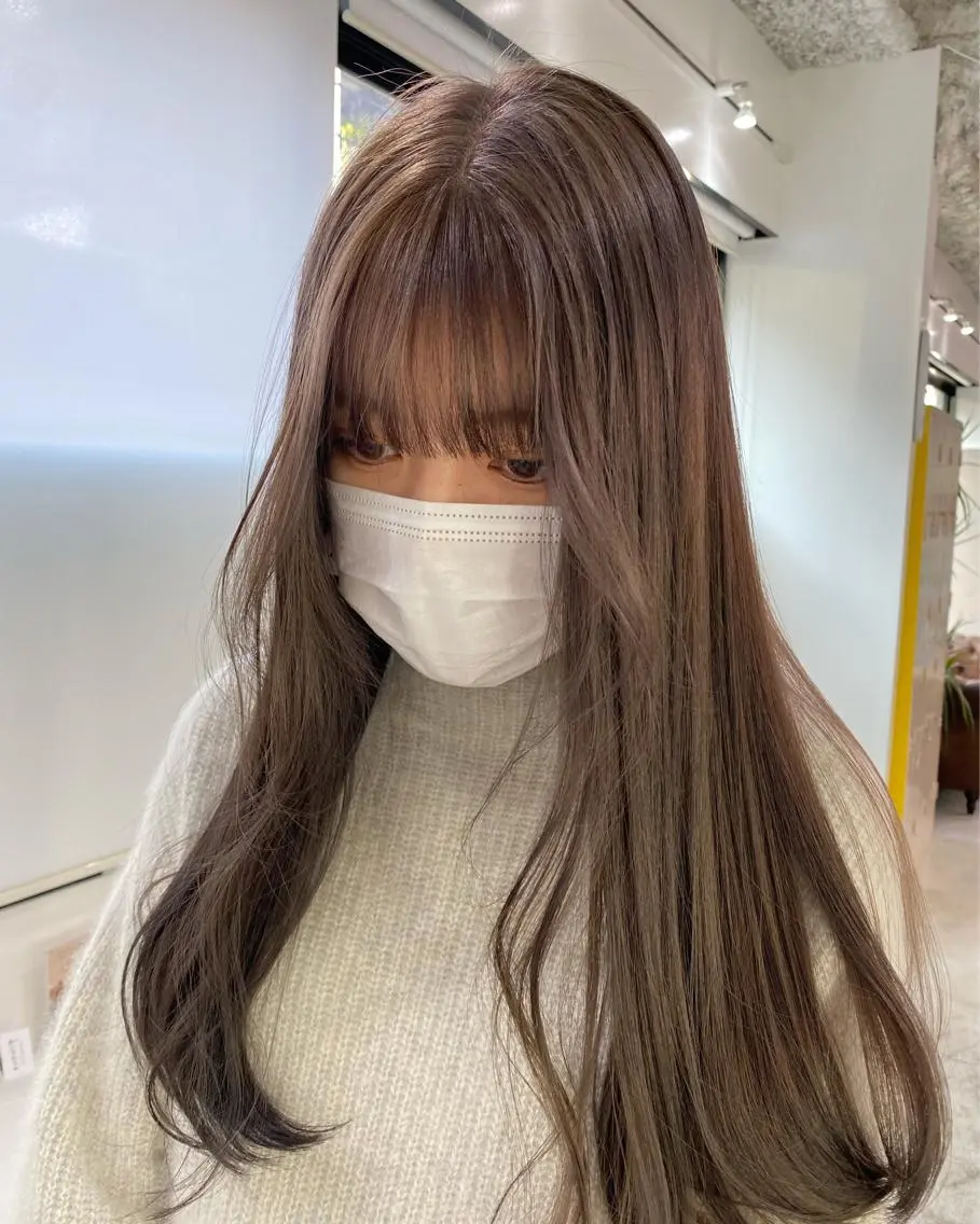 ロング ୨୧柔らかいカラー nozomi ୨୧のヘアスタイル