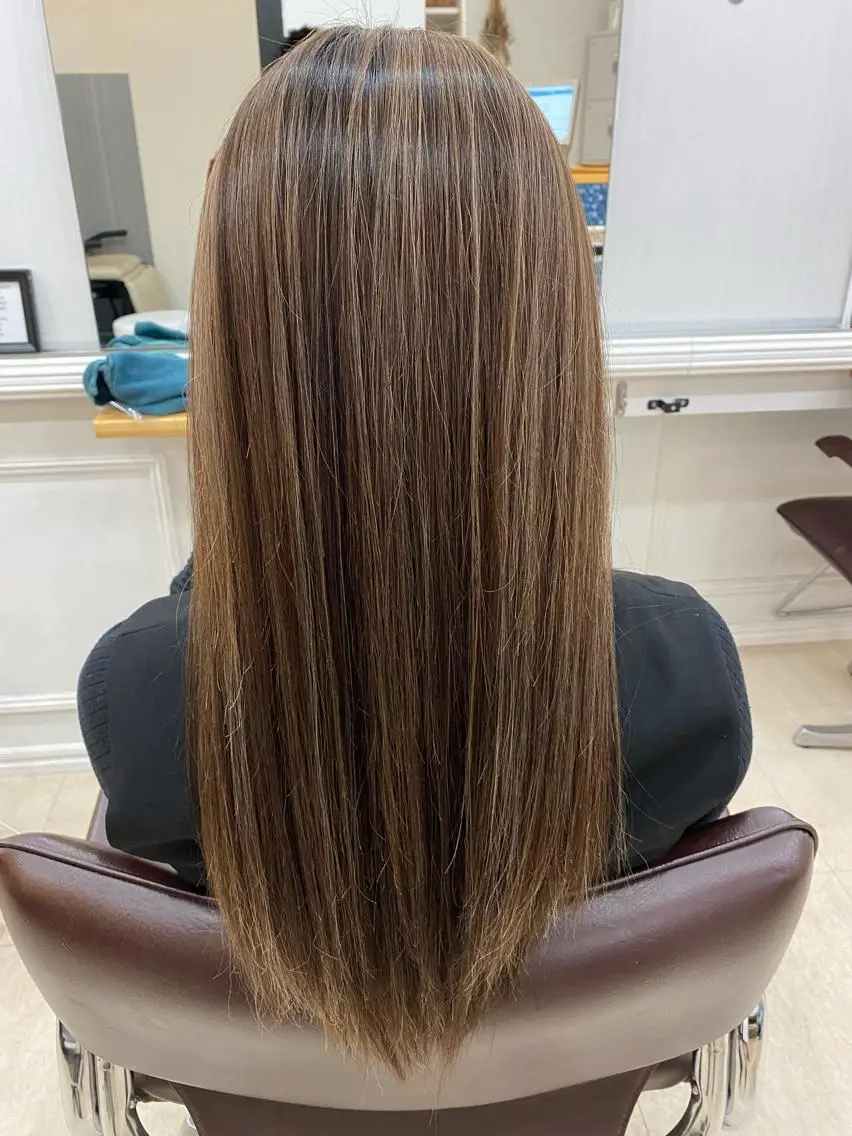 セミロング カラー メンズ 🧡可愛い色落ち🧡 ハイトーン特化🧡のヘアスタイル