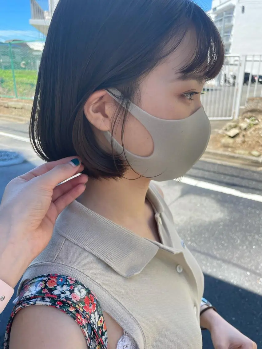 ショート minatsu 東京の技術を京都でのヘアスタイル